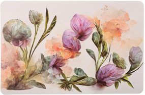 Набір 12 сервірувальних серветок 28x43см підтарільники Floral-099, поліпропілен