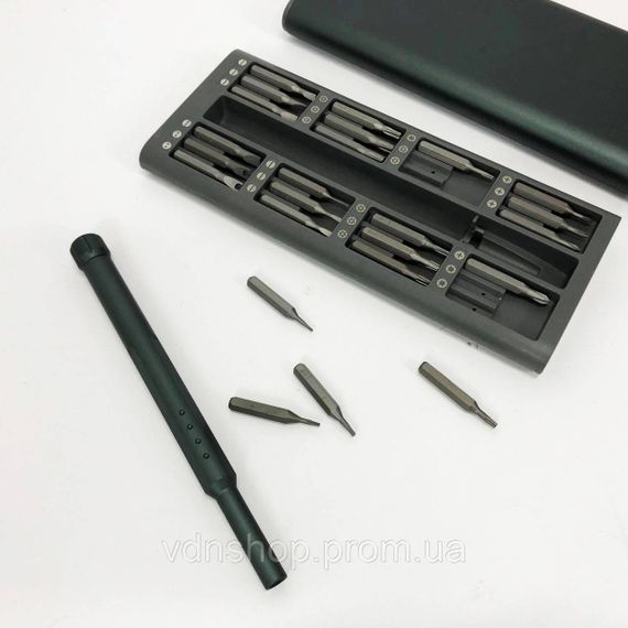 Набор прецизионных отверток с ручкой 48 в 1 в металлическом футляре YG-75 | Зображення 9