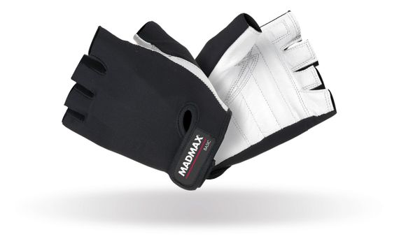 Рукавички для фітнесу MadMax MFG-250 Basic Whihe XL