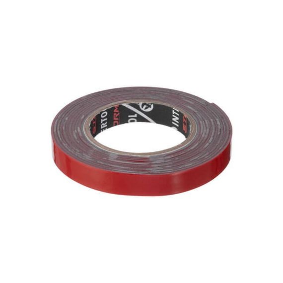 Стрічка клейка двостороння AUTO FIX 2 м, 9*1 мм, сіра, спінений акрил, STORM INTERTOOL KT-0827 | Зображення 1