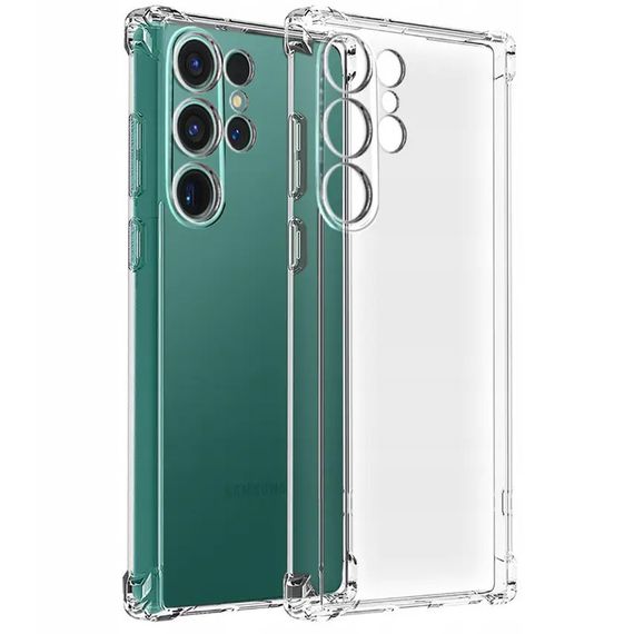 TPU чохол GETMAN Ease logo посилені кути Full Camera для Samsung Galaxy S22 Ultra | Зображення 1