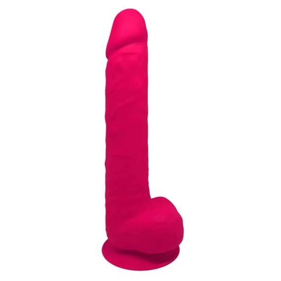 Термопластичный фаллоимитатор SILEXD Thermo Active светящийся в темноте, розовый Sex Aura
