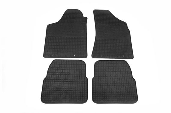 Резиновые коврики (4 шт, Polytep) для Volkswagen Passat B3 1988-1993 гг | Зображення 1