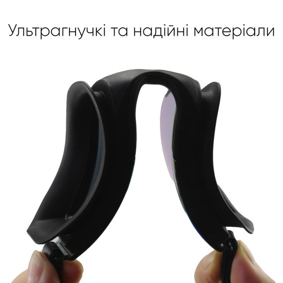 Окуляри для плавання Renvo Anda Pro Уні Anti-fog Чорний OSFM (2SG510-01) | Зображення 2