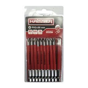 Набір біт Haisser PH2X90 мм (10шт)