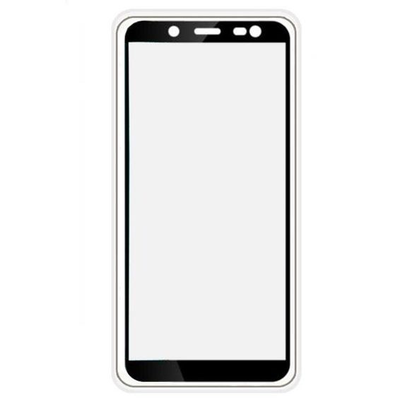 Захисне скло Full Glue для телефону Samsung Galaxy J8 2018 ( SM-J810 ) - Black