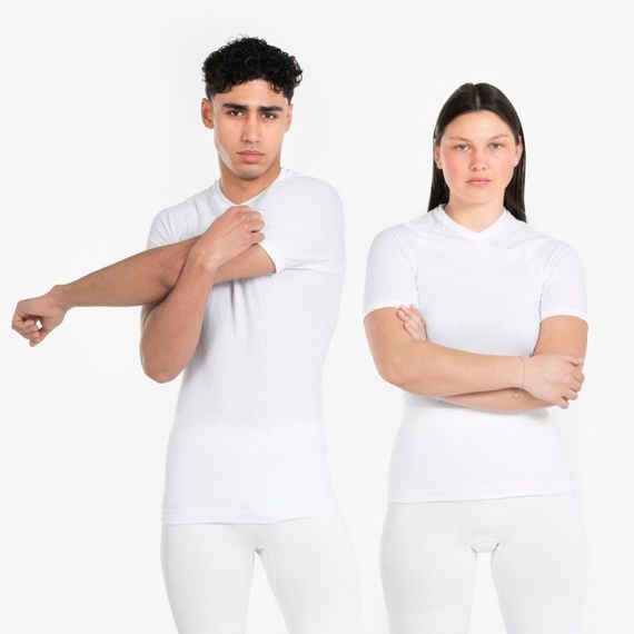 Термофутболка Keepdry з коротким рукавом для дорослих біла - XS. | Зображення 4