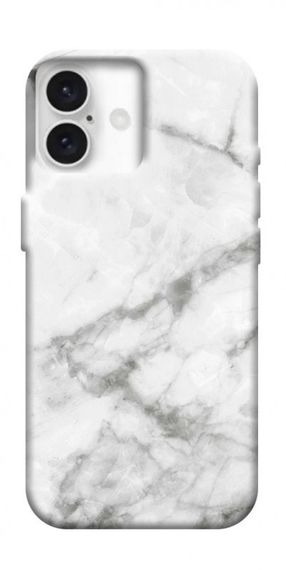 Чохол з картинкою Білий мармур 3 для Apple iPhone 16 (6.1")