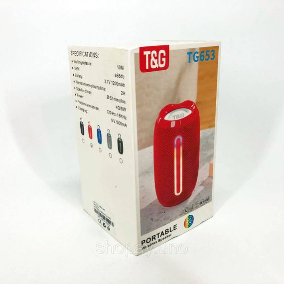 Колонка для вечірки портативна колонка TG653 Bluetooth з якісними басами GM-79