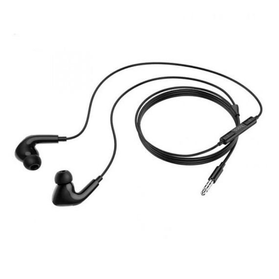 Навушники HOCO M101 Pro Crystal sound wire-controlled earphones with microphone Black | Зображення 2
