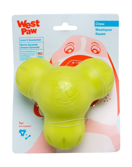 Игрушка для собак West Paw Tux Treat Toy зеленая, 13 см | Зображення 1