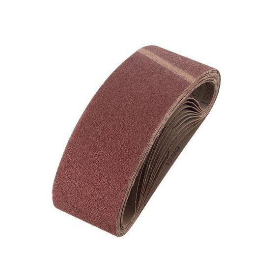 Стрічка шліфувальна 75*533 мм, К60, 10 од. INTERTOOL BT-0406