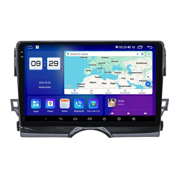 Штатна магнітола серії Mekede M200S 2K під Toyota Reiz 2011+ Mark X 2009-2019 (F1) (W2) 9 дюймів