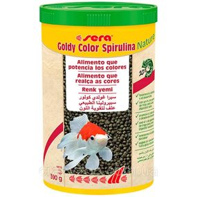 Корм для золотих риб Sera Nature Gold Spirulina в гранулах 1000 мл (390 г) 008839