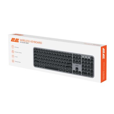 Клавиатура 2E KS240 Wireless USB/Bluetooth UA Grey (2E-KS240WG_UA) | Зображення 4