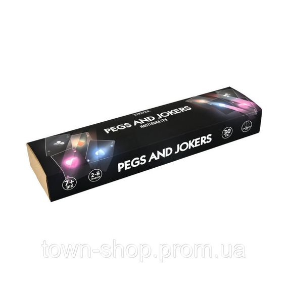 Настольная игра Pegs and Jokers 30348 карточки 108 штук, инструкция | Зображення 1