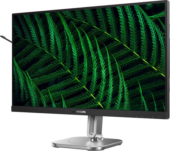 TFT 27" Philips 27B2G5500, QHD IPS,100Hz, 2xHDMI, DP, USB-hub, HAS, Pivot, кол., сріблясто-сірий | Зображення 1