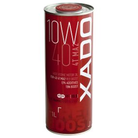 Олива XADO Atomic OIL 10W-40 4T MA2 RED BOOST жерстяна банка 1 л