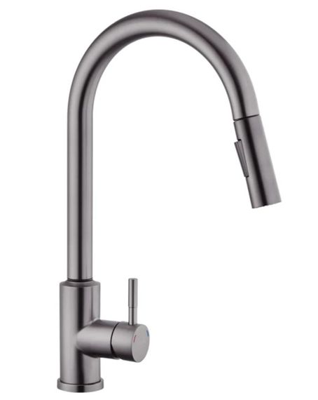 Змішувач для кухні з висувним виливом Kroner KRP Edelstahl Klassisch - PVD03916 сенсорний (CV032496)