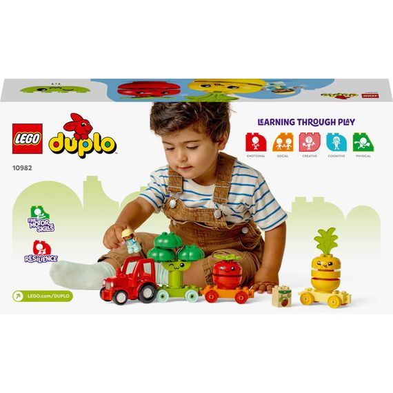 Конструктор LEGO DUPLO My First Трактор для вирощування фруктів та овочів 19 деталей (10982) | Зображення 6