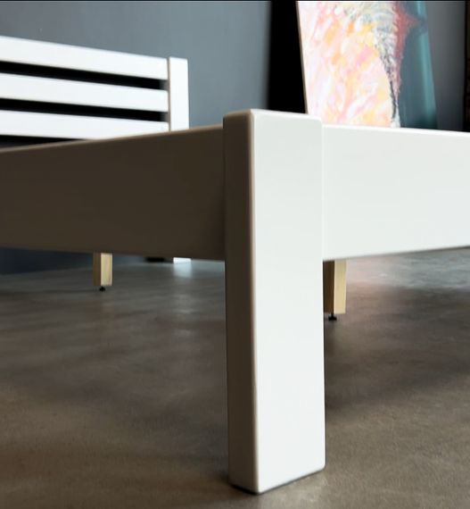 Односпальне дерев&#039;яне ліжко Mebigrand Колумбія Сіро-синій (S7010R90B) 70х190 см (MBG-14625) | Зображення 8