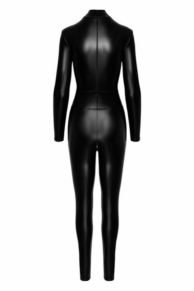 Комбінезон Noir Handmade F319 Caged, 3XL, під латекс, довгий рукав, з доступом, кільце на поясі | Зображення 5