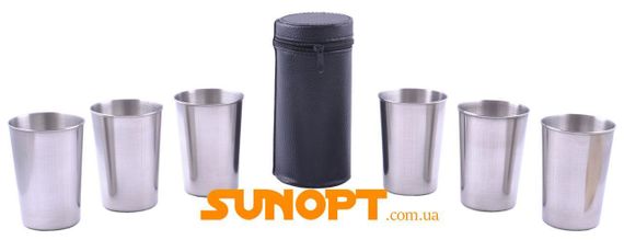 Рюмки в кожаном чехле (6 шт) PM16-6
