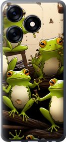 Чехол на Tecno Spark 10 Жабки "5656u-3023-17620"