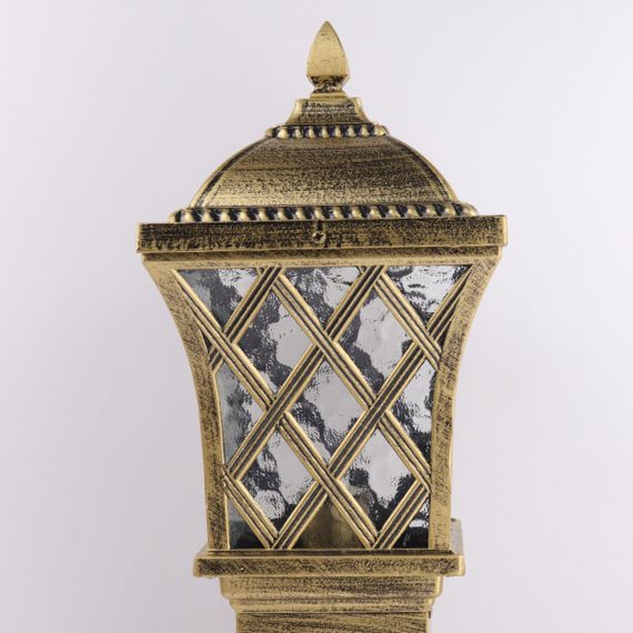 Ліхтар вуличний на ніжці 25185 Золото 60х18х18 см. | Зображення 1