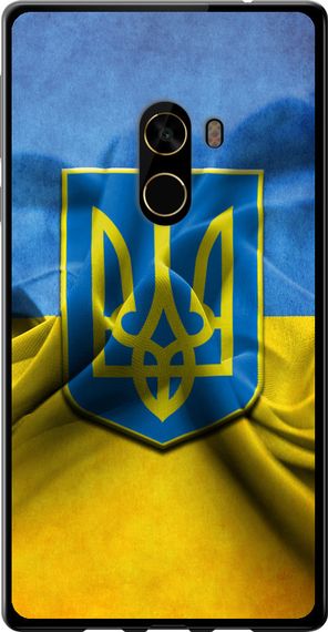 Чехол на Xiaomi Mi MiX 2 Флаг и герб Украины 1 "375u-1067-17620"