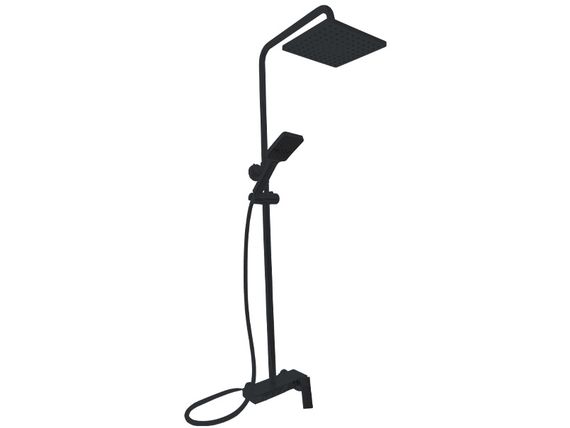 Душова система AIM зі змішувачем на 3 функції чорний матовий DG06344 (matte black) | Зображення 1