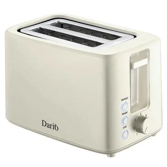 Тостер Dario DT-1007-Beige 750 Вт бежевий