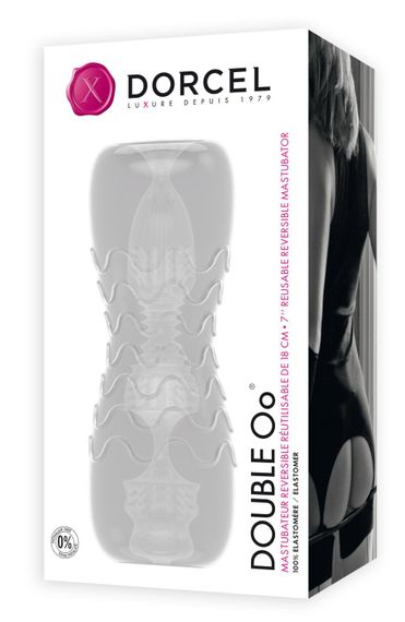 Мастурбатор Dorcel Double OO, двосторонній, два рельєфи | Зображення 1