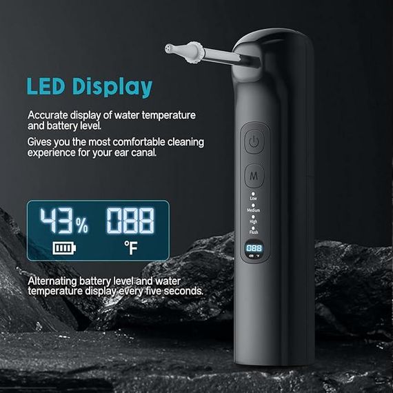 Устройство для чистки ушей Powered Earwax Remover XE-201 — мягкое средство для удаления ушной серы (Цвет белый) | Зображення 3