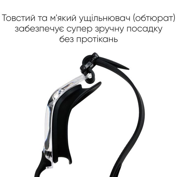 Очки для плавания Renvo Dande Уни Anti-fog Черный OSFM (2SG200-01) | Зображення 1