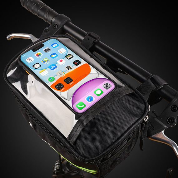Сумка велосипедная West Biking YP0707170 Black на руль велосипеда велосумка | Зображення 5