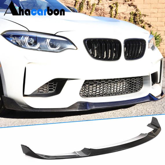 Накладка на передній бампер Карбон V7 (для F87) для BMW 2 серія F22/23 2014-2021 рр