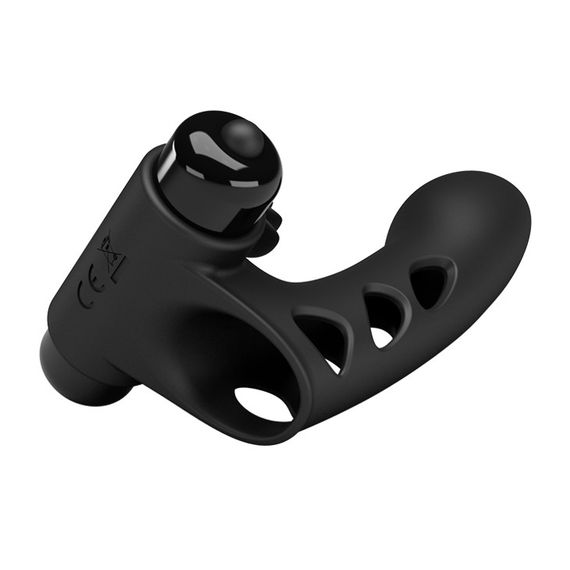 Насадка на палець - Pretty Love Orlando Honey Finger Vibrator Black sexstyle | Зображення 3