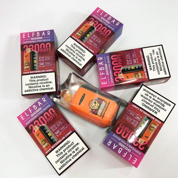 ELF BAR GH 23000 5%. Кислі Кавунові Цукерки (Sour Watermelon Candy) | Зображення 7