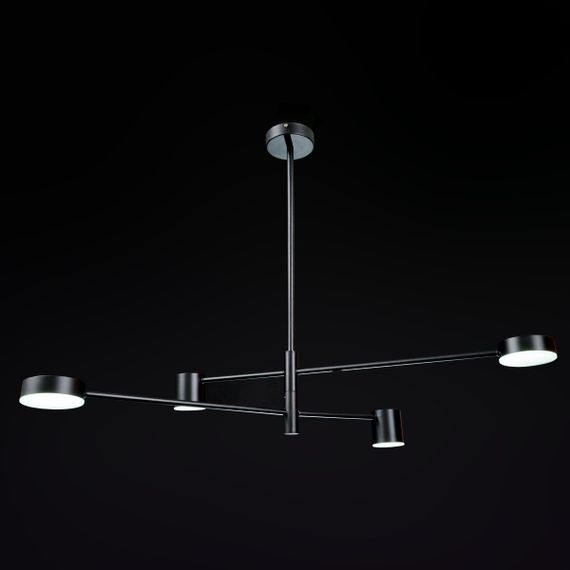 Светильник потолочный подвесной BR-01 631S/4 LED 28W WW + NW + CW BK | Зображення 3
