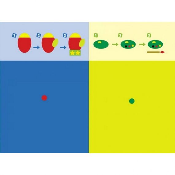 Навчальна книга "Навчалочка: Збери картинку з наклейок. Рівень 3" АРТ 19603U укр | Зображення 3