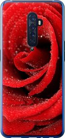 Чехол на Oppo Reno 2 Красная роза "529u-1864-17620"