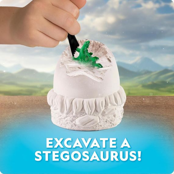 Набір для творчості STEM Гігантське яйце динозавра National Geographic Giant Dinosaur Egg Arts and Crafts Activity Kit | Зображення 3