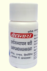 Байдьянатх Сарпагандха ваті, 40 пігулок, підтримка тиску, Baidyanath Sarpagandha Vati