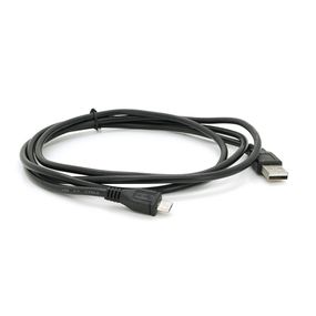 Кабель USB 2.0 (AM/Miсro 5 pin) 1, 5 м, чорний, Пакет Q250