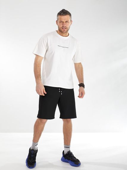 Мужские классические шорты с карманами на молнии больших размеров и батал DE1107 цвет черный, размер 56