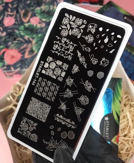 Пластина 144 для стемпинга Starlet Professional (12х6см)