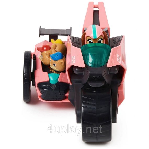 Щенячий Патруль Мегакіно 2023 Мотоцикл і фігурка Ліберті Оригінал Paw Patrol Mighty Movie Liberty’s Scooter and Junior Patrollers | Зображення 3