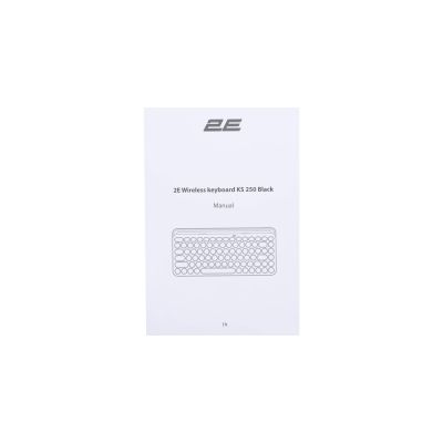 Клавиатура 2E KS250 Wireless USB/Bluetooth UA Black (2E-KS250WBK_UA) | Зображення 7