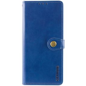 Кожаный чехол-книжка GETMAN Gallant (PU) для Xiaomi Redmi Note 14 4G (Europe version) Синий